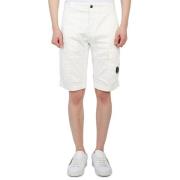 C.p. Company Cargo Shorts i Vit White, Herr