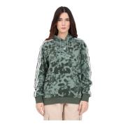 Adidas Originals Grön Camouflage Dam Hoodie Green, Dam