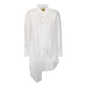 Marques' Almeida Draped Wrap Skjortklänning White, Dam