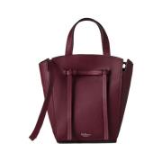Mulberry Clovelly Mini Tote, Black Cherry Red, Dam