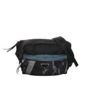 Prada Vintage Pre-owned Canvas prada-vskor Black, Dam