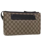 Gucci Vintage Pre-owned Canvas gucci-vskor Beige, Dam