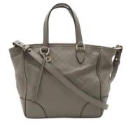 Gucci Vintage Pre-owned Laeder gucci-vskor Gray, Dam