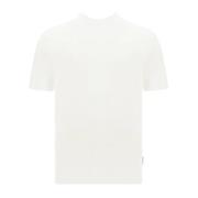 Paolo Pecora Monokrom Bomull T-Shirt White, Herr