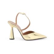 D'Accori Arya Slingback Pumps med Signaturklack Yellow, Dam