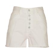 Dondup Sommar Trendiga Shorts för Kvinnor White, Dam