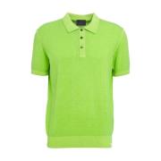 Peuterey Italiensk Polo Shirt med Logo Detaljer Green, Herr