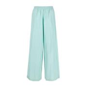 Forte Forte Wide Trousers Blue, Dam