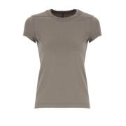 Rick Owens Grå Bomull T-shirt för Kvinnor Gray, Dam