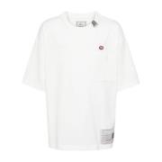 Mihara Yasuhiro Vit Fick-T-shirt White, Herr