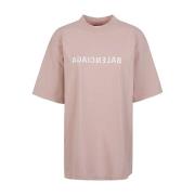 Balenciaga Rosa Mirror T-shirts och Polos Pink, Dam