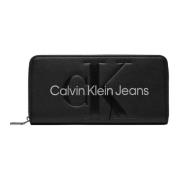 Calvin Klein Stor Damplånbok Black, Dam