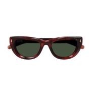 Gucci RivetsLarge Solglasögon Brown, Dam