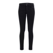 Guess Stiliga Skinny Jeans för Kvinnor Black, Dam