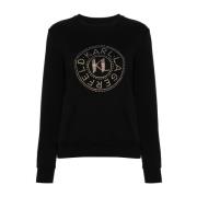 Karl Lagerfeld Stilren Sweatshirt Black, Dam