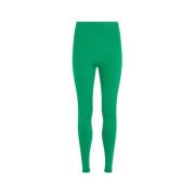 Tommy Hilfiger Ess Flag Leggings Green, Dam