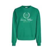 Tommy Hilfiger Röd Flagga Script Green, Herr