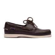 Sebago Mörkbruna Båtmokasiner Brown, Herr