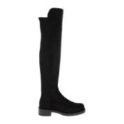 Stuart Weitzman 5050 Bold - Knähög stövel med elaskt band Black, Dam