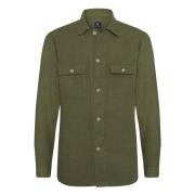 Boggi Milano Casual Shirts Green, Herr