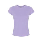 Elisabetta Franchi Snygg T-Shirt Purple, Dam
