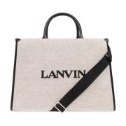 Lanvin MM shopper väska Beige, Dam
