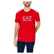 Emporio Armani EA7 Herr 3Dpt29 Pjulz T-Shirt Red, Herr