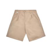 Family First Casual Beige Shorts Brown, Herr