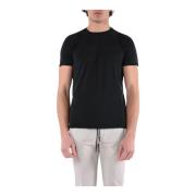 RRD Slim-Fit Crew Neck T-Shirt Black, Herr