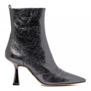 Michael Kors Antracit Metalliska Ankelboots Gray, Dam