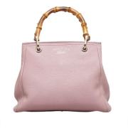 Gucci Vintage Pre-owned Laeder gucci-vskor Pink, Dam