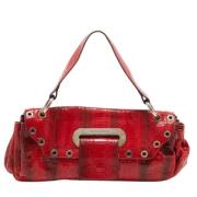 Dolce & Gabbana Pre-owned Pre-owned Tyg handvskor Red, Dam