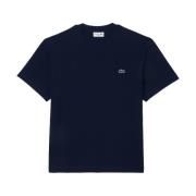 Lacoste T-Shirt med Logo Patch Blue, Herr