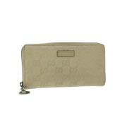 Gucci Vintage Pre-owned Canvas plnbcker Beige, Dam