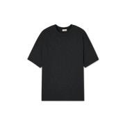 American Vintage Bysapick Oversized Bomull T-Shirt - Noir Black, Herr