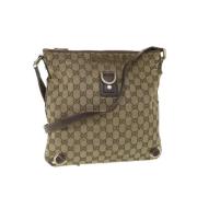 Gucci Vintage Pre-owned Canvas gucci-vskor Beige, Dam