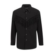 Noma t.d. Svart Fringe Skjortjacka Black, Herr