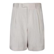 Lardini Linneshorts med sidofickor Beige, Herr