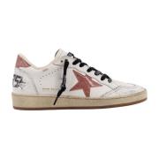 Golden Goose Vita Läder Sneakers med Ikonisk Stjärna White, Dam