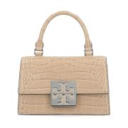 Tory Burch Beige Coco Läderhandväska Beige, Dam