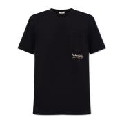Woolrich T-shirt med logotyp Black, Herr