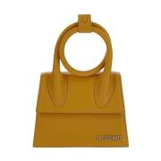 Jacquemus Kvinnlig Handväska med Noeud-detalj Orange, Dam