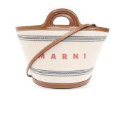 Marni ‘Tropicalia’ shopper väska Beige, Dam
