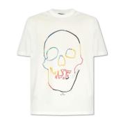 PS By Paul Smith Tryckt T-shirt White, Herr