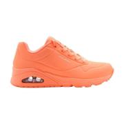 Skechers Stiliga Sneakers för Kvinnor Orange, Dam