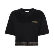 Patrizia Pepe K103 Nero T-Shirt Black, Dam