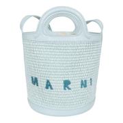 Marni Tropicalia Mini Bucket Väska Green, Dam