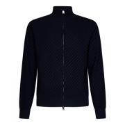 Brioni Knitwear Blue, Herr