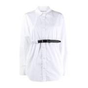 Alexander Wang Vita skjortor med 5,0 cm brätte och 55,0 cm omkrets Whi...