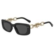 Chiara Ferragni Collection Stiliga solglasögon CF 7015/S Black, Unisex